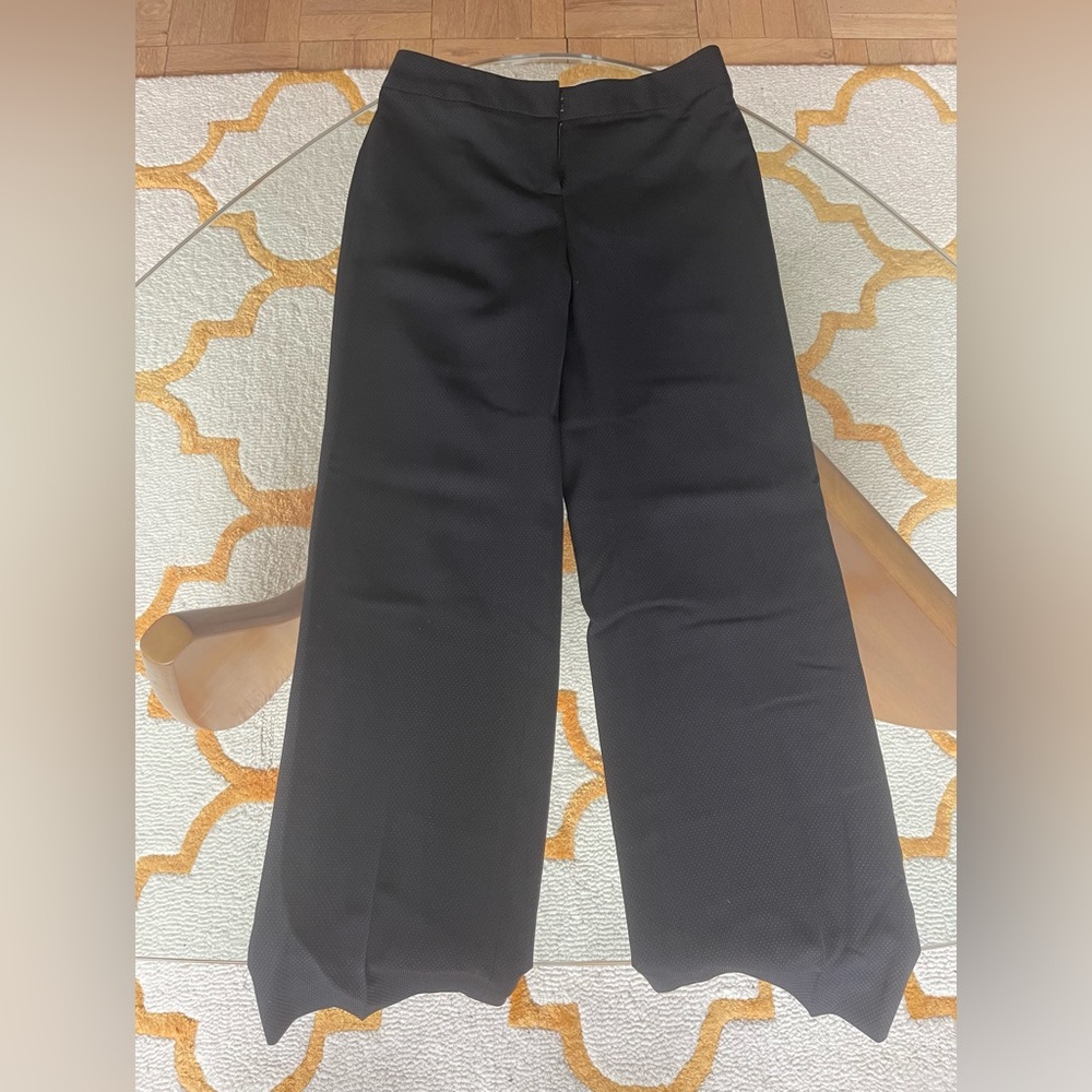 LOFT Elegant Black Polka Dot Trousers